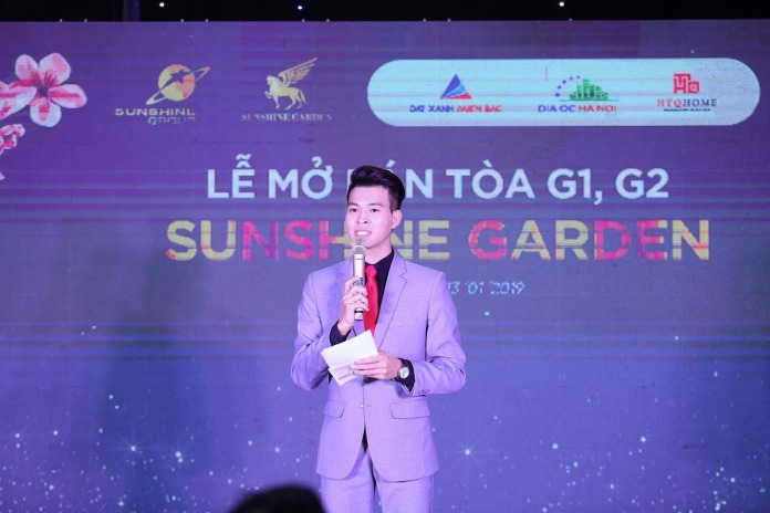 Mc khai mạc lễ mở bán toàn G1, G2 Sunshine Garden